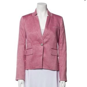 Veronica Beard Linen Blazer Pink Size 0